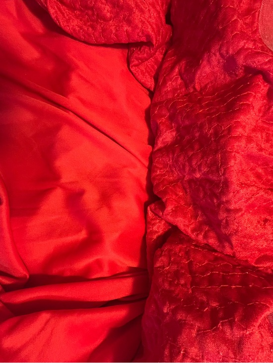 Red Sequin Formal Prom Dress Corset Tie Back Size 0 New - Picture 5 of 11